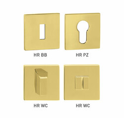 Rozeta ku kľučke TI - ROZETA - HR 5S ZLL - zlatá lesklá (01) | MP-KOVANIA.sk