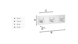 Vešiaky a háčiky  Strieborný SMEDBO