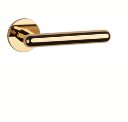 Kľučky na okrúhlych rozetách Zlatý APRILE