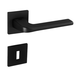 Kľučky na hranatých rozetách Čierny Tupai