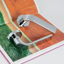 Kľučky na okrúhlych rozetách Strieborný COLOMBO