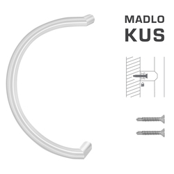 Madlá okrúhle vyosené Biely FT