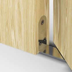 Pivotové pánty a závesy pre drevené dvere Strieborný JNF