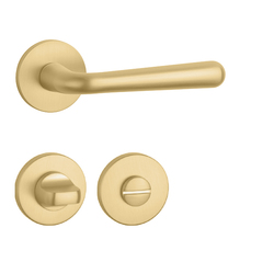 Kľučky na okrúhlych rozetách Zlatý APRILE