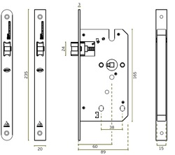Klasické zámky Strieborný JNF
