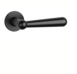 Kľučky na okrúhlych rozetách Čierny APRILE