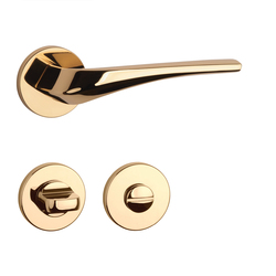 Kľučky na okrúhlych rozetách Zlatý APRILE