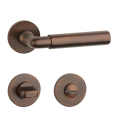 Kľučky na okrúhlych rozetách Medený APRILE