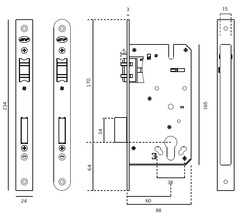 Klasické zámky Strieborný JNF