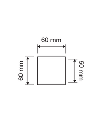 Madlá priame na rozetách Zlatý LINEA CALI