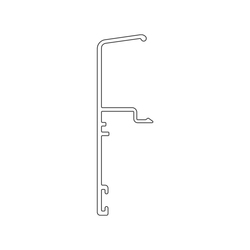 Príslušenstvo ku kovaniu na posuvné drevené dvere Strieborný SISCO SISTEM