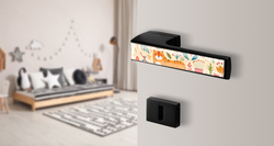 Kľučky na obdĺžnikových rozetách Čierny Tupai