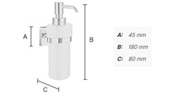 Dávkovače mydla Strieborný SMEDBO