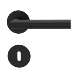 Kľučka na dvere GK - LUCIA PIATTA S - R CIM - čierna matná (GS) | MP-KOVANIA.sk