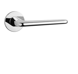 Kľučky na okrúhlych rozetách Strieborný APRILE