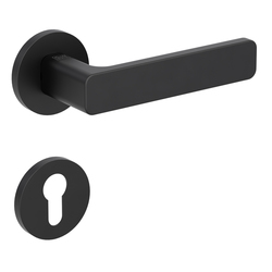 Kľučky na okrúhlych rozetách Čierny Griffwerk