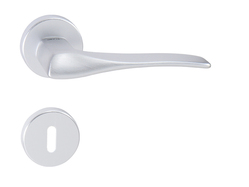 Kľučky na okrúhlych rozetách Strieborný URFIC