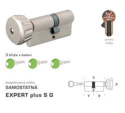 DK - EXPERT plus S G - s gombíkom V 25 + D 35 mm