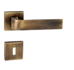 Kľučky na hranatých rozetách Bronzový Tupai