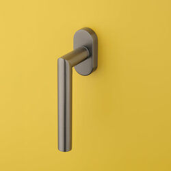 Oválne kľučky na okná Sivý STERK