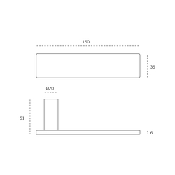 Kľučky na okrúhlych rozetách Strieborný JNF