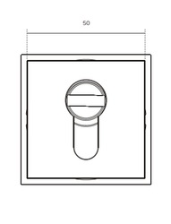 Bezpečnostné a spevnené rozety Strieborný JNF