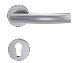 Kľučky na okrúhlych rozetách Strieborný Griffwerk