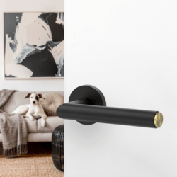 Kľučky na okrúhlych rozetách Kombinovaný Griffwerk