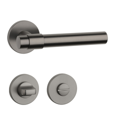 Kľučky na okrúhlych rozetách Sivý APRILE