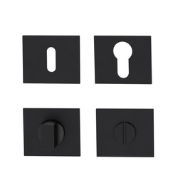 Rozeta ku kľučke GK - ROZETA FRAME - HR CIM - čierna matná | MP-KOVANIA.sk