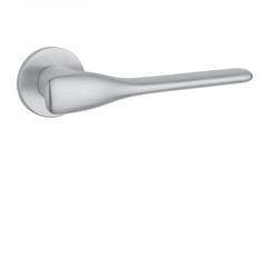 Kľučky na okrúhlych rozetách Strieborný APRILE