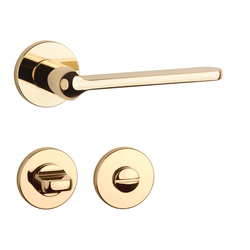 Kľučky na okrúhlych rozetách Zlatý APRILE