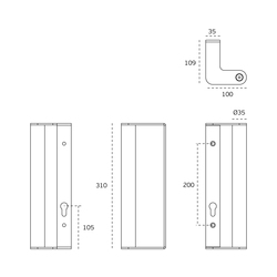 Madlá okrúhle vyosené Čierny JNF