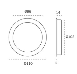 Mušle a madielka na posuvné drevené dvere Zlatý JNF
