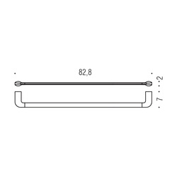 Držiaky na uterák Čierny COLOMBO
