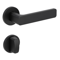 Kľučky na okrúhlych rozetách Čierny Griffwerk