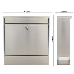 Poštové schránky Strieborný ROTTNER