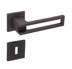 Kľučka na dvere TI - BURACO 3 - HR 3036Q 5S GRM - grafit matný (141) | MP-KOVANIA.sk