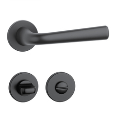 Kľučky na okrúhlych rozetách Čierny APRILE