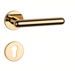 Kľučky na okrúhlych rozetách Zlatý APRILE