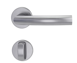 Kľučky na okrúhlych rozetách Strieborný Griffwerk