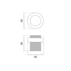 Podlahové dverné zarážky Zlatý STERK