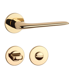 Kľučky na okrúhlych rozetách Zlatý APRILE