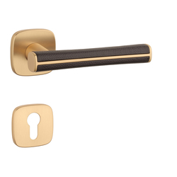 Kľučky na hranatých rozetách Zlatý APRILE