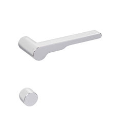 Minimalistické kľučky bez rozety na interiérové dvere Srieborný NUDA - VERUM ITALY