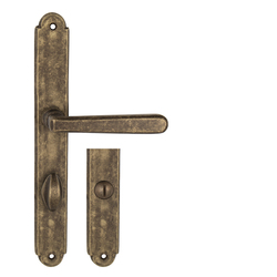 Kľučky na rustikálnych štítoch Bronzový NI