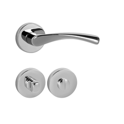 Kľučky na okrúhlych rozetách Strieborný FROSIO BORTOLO