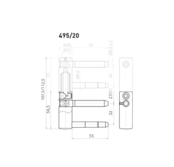 Klasické pánty a závesy na interiérové dvere Zlatý OV