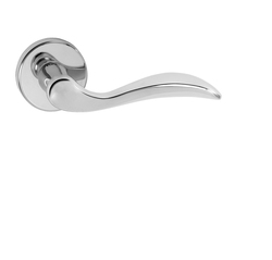 Kľučky na okrúhlych rozetách Strieborný Tupai