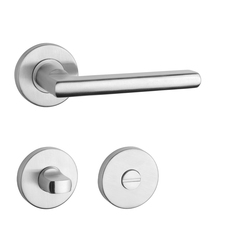 Kľučky na okrúhlych rozetách Strieborný STERK